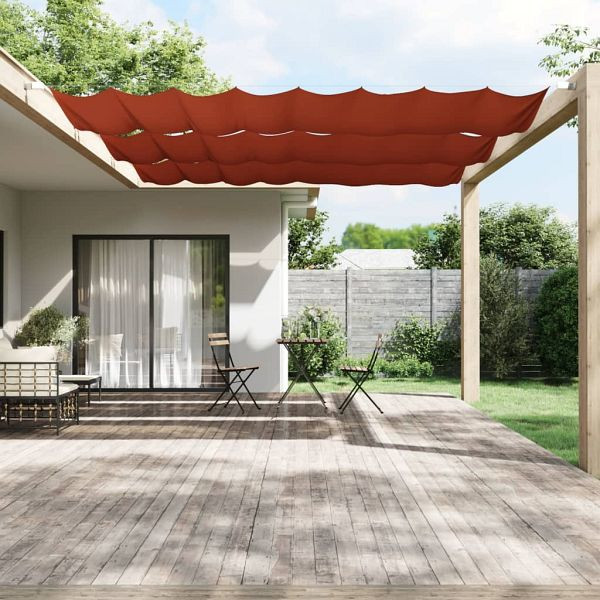 vidaXL Senkrechtmarkise Terrakotta 180x1000 cm Oxford-Gewebe, 148372