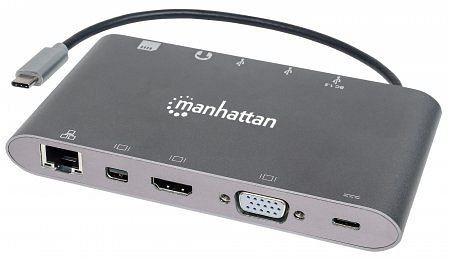MANHATTAN SuperSpeed USB-C 7-in-1-Dockingstation, 152808
