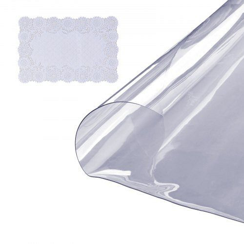 VEVOR Tischfolie Tischschutz Transparent 1,5 mm Dicke ⌀ 1230 mm Tischschutz-Folie, PVC Runde Tischdecke, YXZBYCTMSPVC1KEDAV0