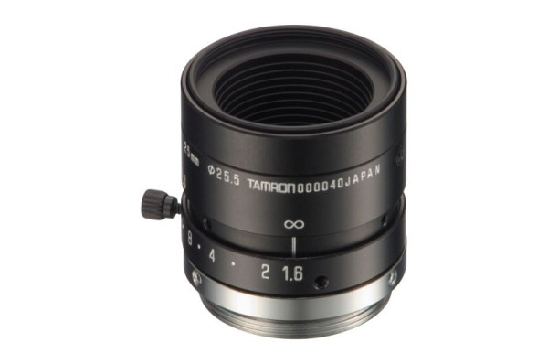 Tamron F1,6/25mm Megapixel-Objektiv speziell für 1/1,8" Sensoren, C-Anschluss, M118FM25