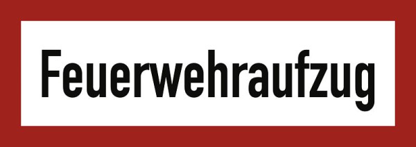 Moedel Feuerwehraufzug, Folie, 297x105 mm, 57233, 4060081012671