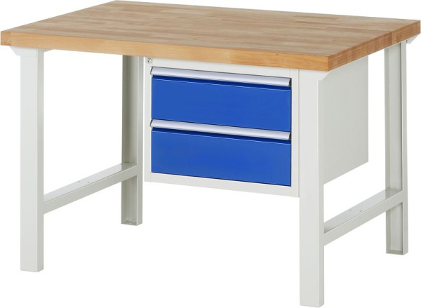 RAU Werkbank Serie 7000 - Modell 7125, B1250 x T900 x H840 m, 13-7125A1-129B4S.11