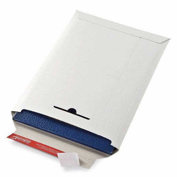 ColomPac Versandtaschen Vollpappe 210x265x30 mm (B5+), weiß, 30000196