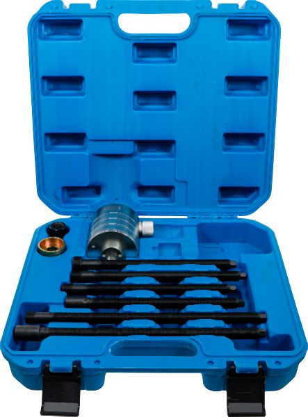 BGS Hydraulikzylinder-Werkzeug-Satz, mit Zugspindeln, für Diesel-Injektoren-Auszieher, 17 t, 74285