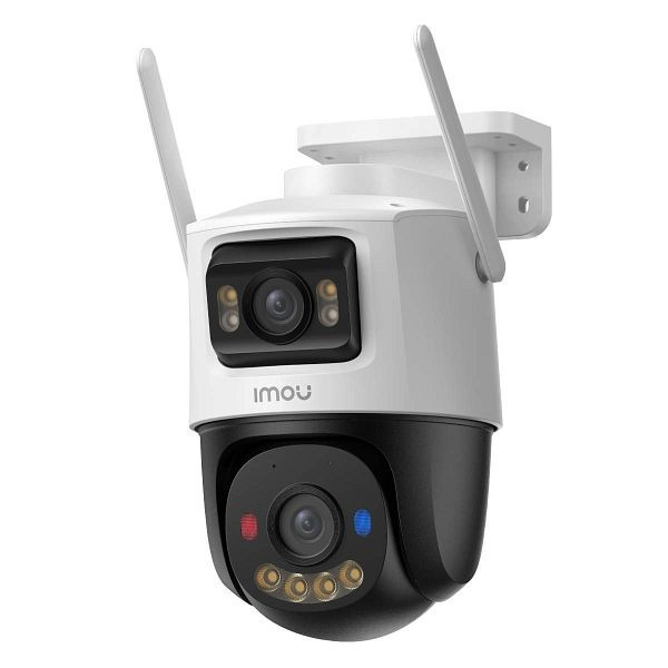 Imou Cruiser Dual 2 Pro 4+4 MP WLAN Überwachungskamera mit rot-blau Warnungslicht, Aurora Low-Light Imaging Technologie, imcd2p