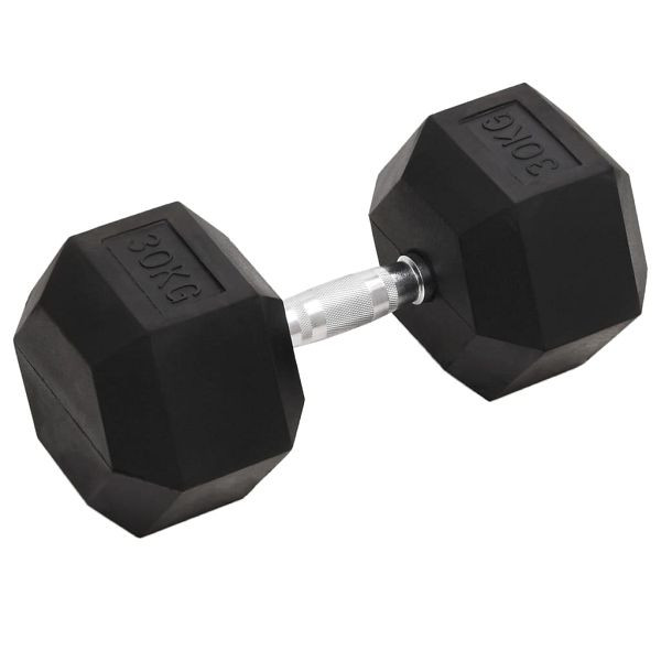 vidaXL Kurzhantel 30 kg Gusseisen, abwechslungsreiche Trainingsmöglichkeiten, 93612