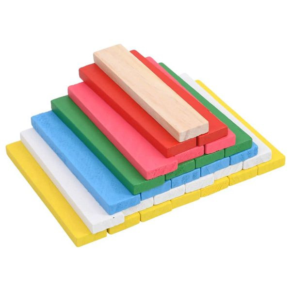 vidaXL 150-tlg. Holzbausteine-Set Kiefer Massivholz, 93271