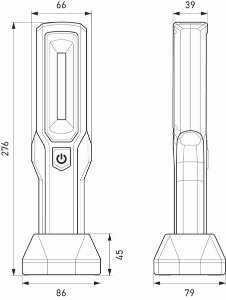 HELLA VALUEFIT LED-Handleuchte UHL280 Base, 3.7V, mit Dockingstation/mit Haken/mit Magnet, 2XM 357 300-311