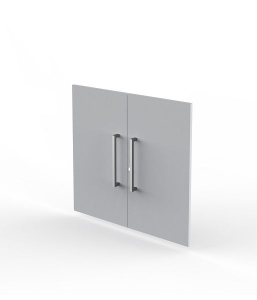 Kerkmann Vorbautüren, 2 OH, Modus, B 760 x T 16 x H 700 mm, lichtgrau, 13455011