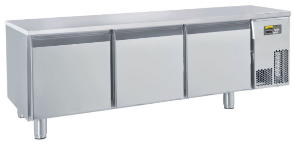 NordCap Tiefkühltisch GTTM 3-460-3T, für GN 1/1, steckerfertig, Umluftkühlung, 47480546031