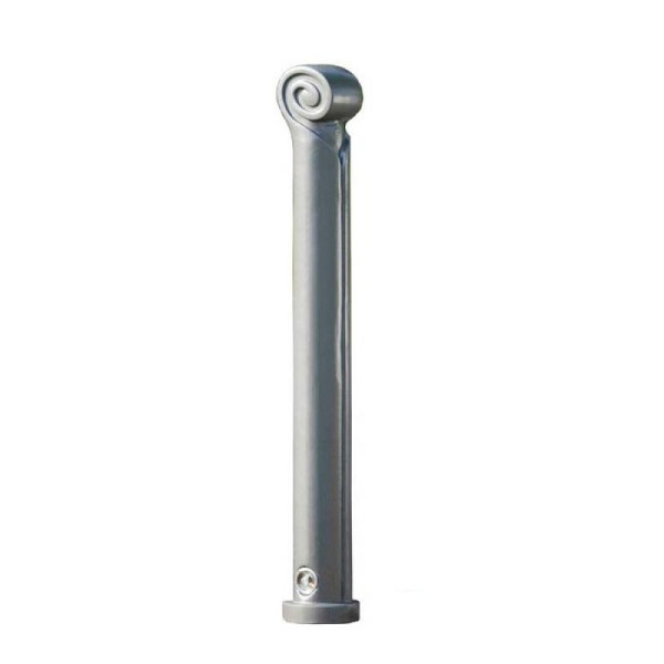 Stein HGS Stilpoller -Sinon-, herausnehmbar mit 3p-Technologie, (Dreikantverschluss), inkl. Bodenhülse, RAL 9005 tiefschwarz, 40062-07