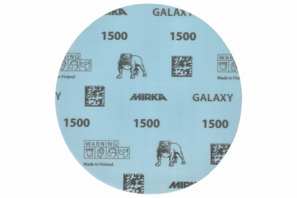 Mirka Schleifscheibe GALAXY 150mm Grip 1500, VE: 50 Stück, FY62205094