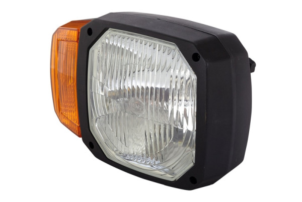 HELLA Halogen-Hauptscheinwerfer, 12V, Einbau, ECE R112.01/E9 16339/AIS-012, gelb, rechts, Linksverkehr, waagerecht, 1LA 328 450-041