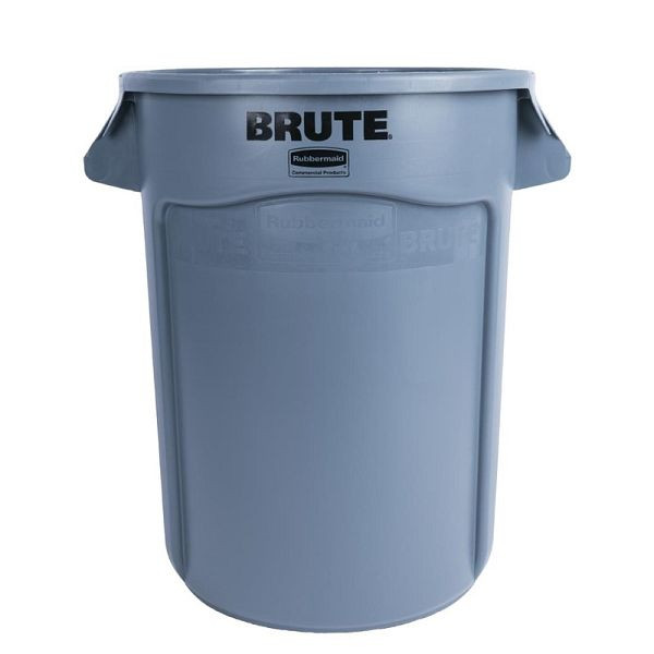 Rubbermaid BRUTE Abfalleimer grau 121L, integrierte Griffe, L640