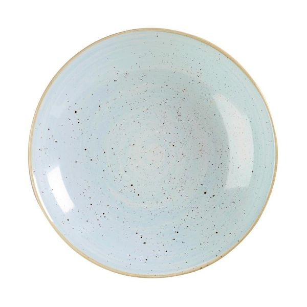 Churchill Stonecast runde Schalen hellblau 31,5cm (6 Stück), DK503