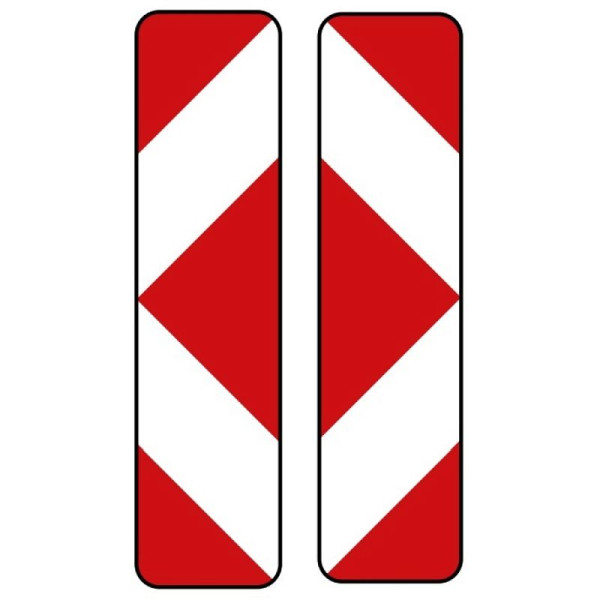 Stein HGS Pfeilbake, doppelseitig, links/rechtsweisend Nr. 605-42, RA2/ Flachform 2mm, 605-42-121