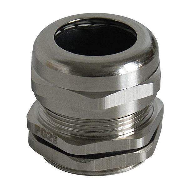 Haupa Kabelverschraubung Messing vernickelt, M25, VE: 10 Stück, 250606