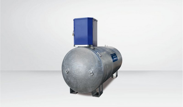 Seppeler Behälter Rietberg Kraftstofftankanlage KA 5000-125, LxBxH: 4350x1250x1700mm, 4750 Liter, innen roh und außen lackiert, 506654