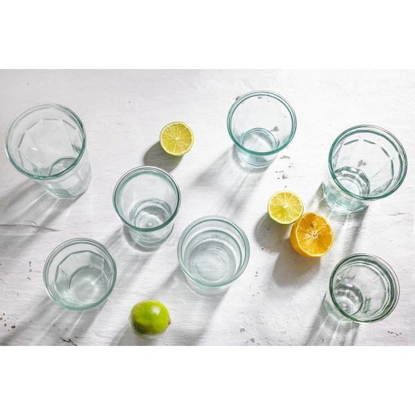 Olympia Orleans-Becher aus recyceltem Glas, 400 ml, VE: 6 Stück, FU592