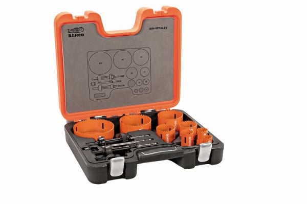 Bahco Sandflex® Bimetall-Lochsägen-Satz 25 mm-114 mm, 12-teilig, 3834-SET-84-ES