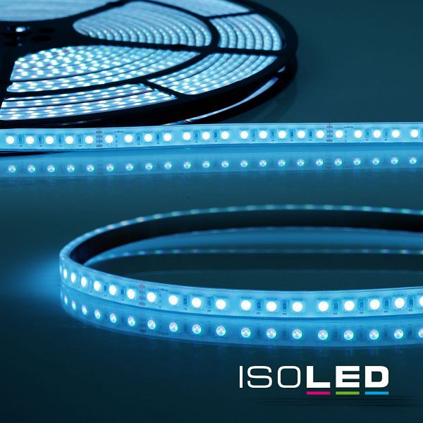ISOLED LED AQUA RGB 48V Flexband, 14,4W, IP68, 20m Rolle, 96 LED/m, 115586