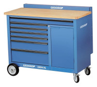 Vorschau: GEDORE Rollwerkbank 1,25 m breit mit 7 Schubladen, 1988468 Vorschau: GEDORE Rollwerkbank 1,25 m breit mit 7 Schubladen, 1988468