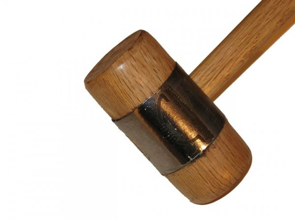 DINOSAURIER Holzhammer Standard, Breite Hammerkopf 119 mm, beide Seiten flach, HH 640 HOC
