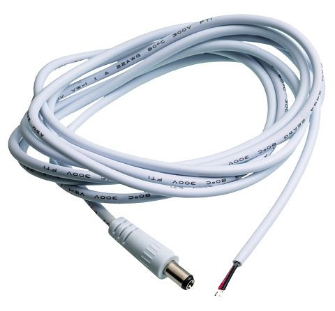 rutec Zuleitung für Netzgerät 2 Meter VARDAflex Tara - steckbar 12V, 88089