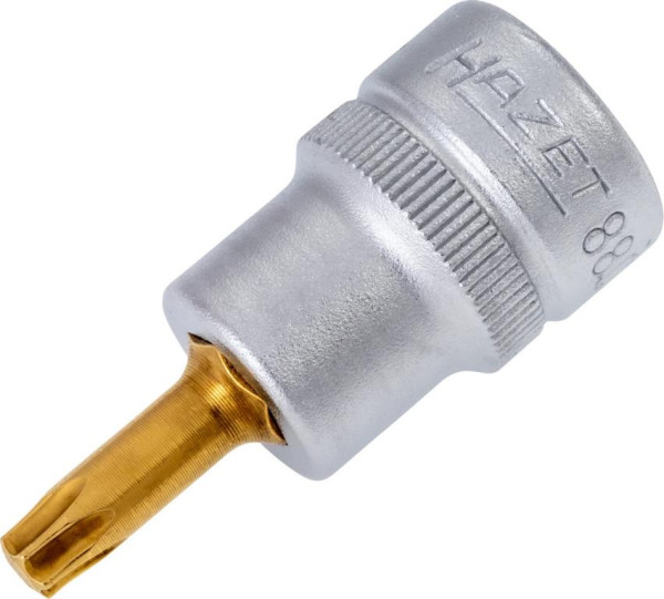 Hazet Schraubendreher-Steckschlüsseleinsatz TORX®, Vierkant hohl 10 mm (3/8 Zoll), Innen TORX® Profil, T27, 8802-T27