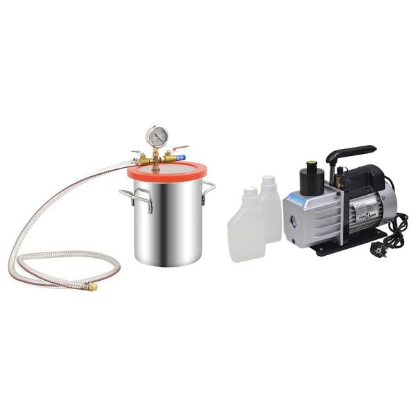 vidaXL Vakuumkammer mit 2-stufiger Pumpe 5,5 L, 3100538