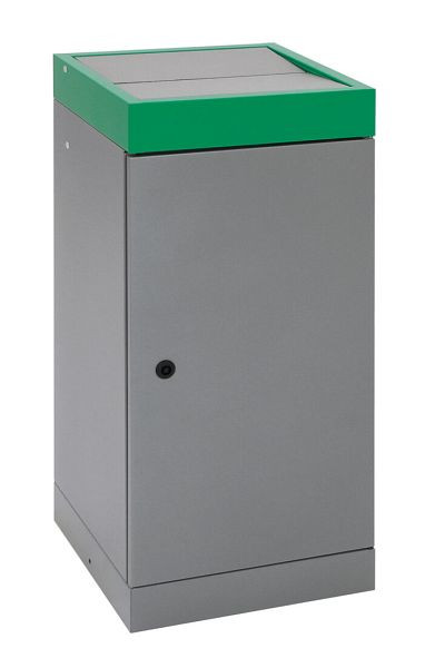 stumpf Abfalltrennung ProTec-Plus, graualu/6024, verzinkter Innenbehälter, 70 Liter, 607-070-0-2-624