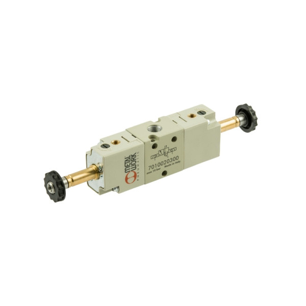 Metal Work 3/2-Wegeventil, elektropneumatisch, Steuerluftzufuhr extern, bistabil, G 1/8, 147117