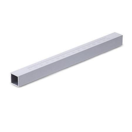 Ganter Vierkant-Halterohre, Aluminium (GN 480.1-V16-300-AL-OS), VE: 10 Stück, 480.1-V16-300-AL-OS