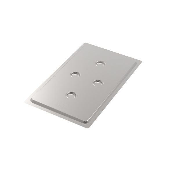 Rieber Wärmepellet-CNS GN 1/1, Edelstahl, asymmetrisch, 89080172