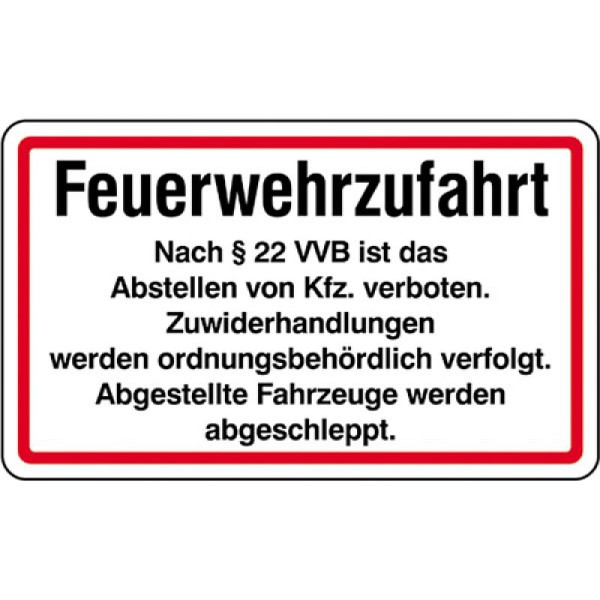 Stein HGS Feuerwehrzufahrt §22 VVB, 11.2822, 4063527295737