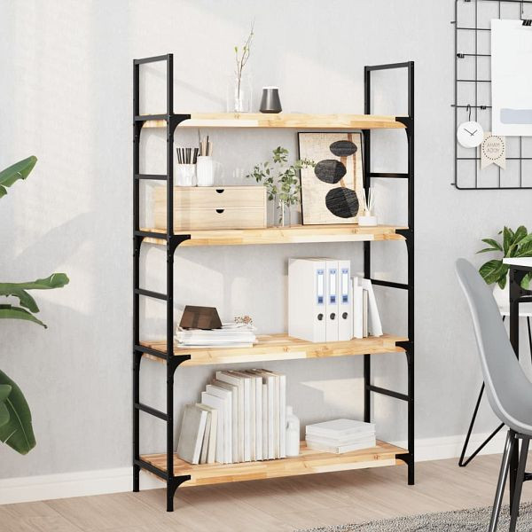 vidaXL Schweberegale 2 Stück 100x30x4 cm Massivholz Akazie Unbehandelt, 3279456