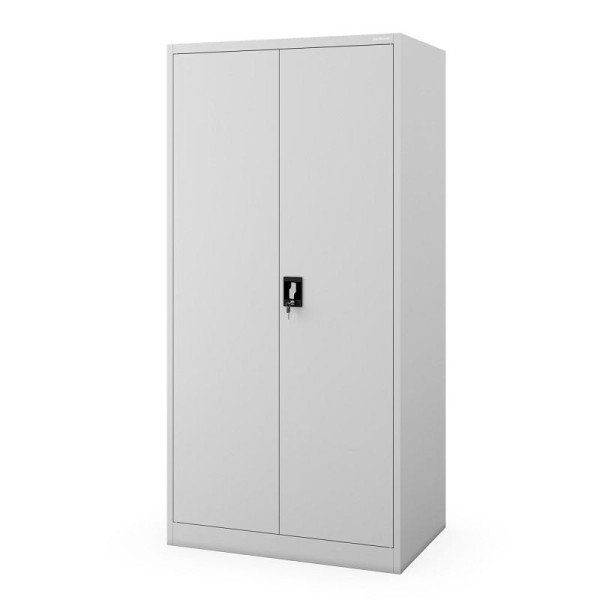 Jan Nowak Putzschrank abschließbar DAWID D600 900 x 1850 x 600 mm, Grau, 1994