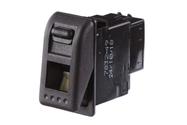 HELLA Schalter, Kippbetätigung, Ausstattungsvar.: I-0, Anschlussanzahl: 8, Komfortfunktion/Sicherheitsschalter, 1 Schaltkreis, 1 Sperre, 6RH 007 832-491