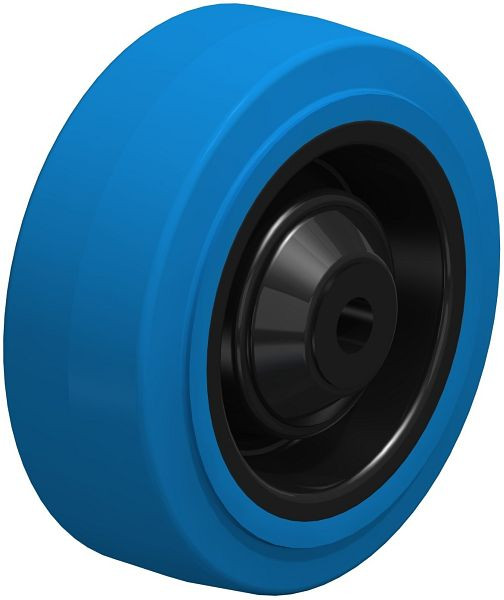 Blickle POEV 100/10K-SB Rad aus Elastik-Vollgummi, Blau, 615187