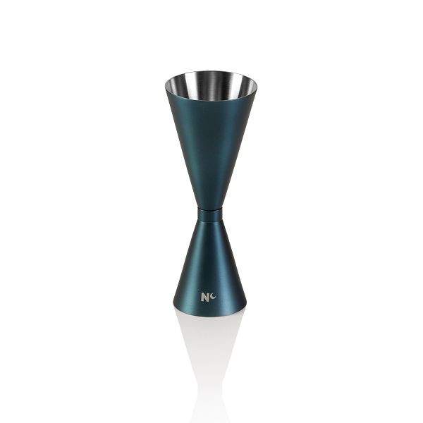 WAS Slim Jigger NOCTURN, 3/6 cl, Ø 5 cm, Höhe 13 cm, blau matt, Chromnickelstahl 18/8, 8309200