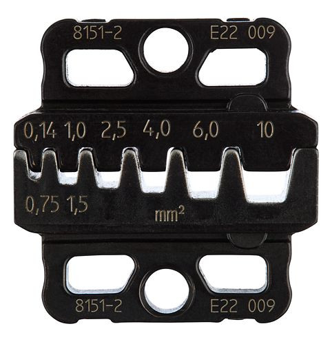 GEDORE Crimpeinsatz-Set für Aderendhülsen mit und ohne Isolierkragen, 3420604