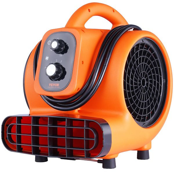 VEVOR Bodengebläse 1380U/min Ventilator Radiallüfter Lüfter, 4 Blaswinkeln 3 Gänge, FXZXDMGFJ1355XK6NV2