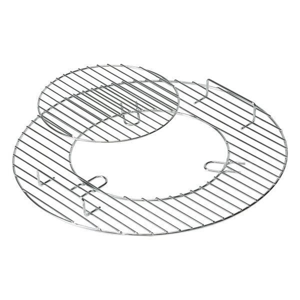VEVOR Grillrost Feuerrost 53 cm + 29 cm (Innengrill), Eisen Feuerschalen Runder Grillrost Kettle Holzkohlegrill Zubehör Grill-Aufsatz, LPCFLKETTLE221DIHV0