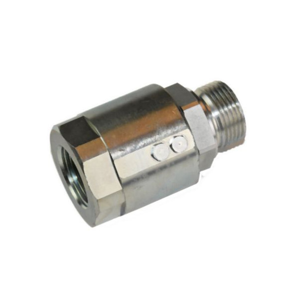 Ebinger Drehgelenk (Stahl verzinkt) 1'' AG - 1'' IG, max. 280bar, Dichtung NBR/PTFE, 130.506