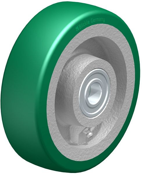 Blickle GST 160/20K Rad aus Blickle Softhane®, Grün, 754382