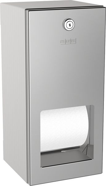 Franke WC-Doppelrollenhalter, Rodan, Edelstahl, 144x301x138 mm, Aufputz, 2000090072