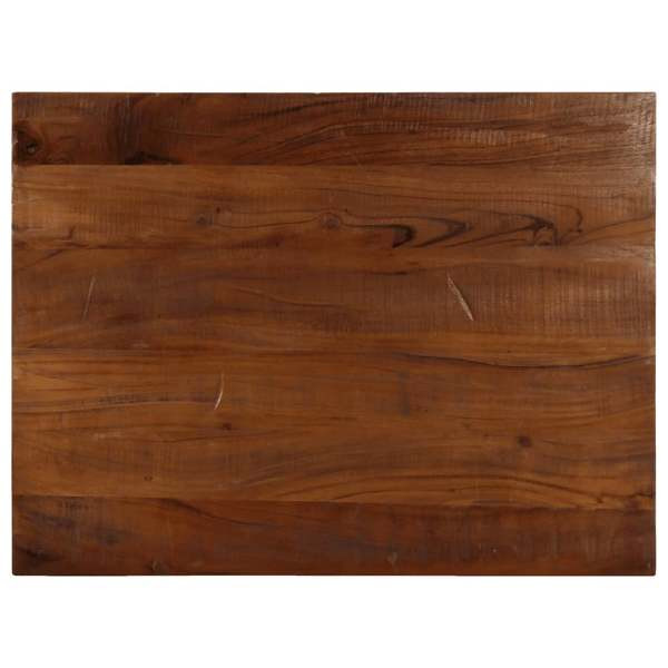 vidaXL Tischplatte 90x70x2,5 cm Rechteckig Altholz Massiv, 371205