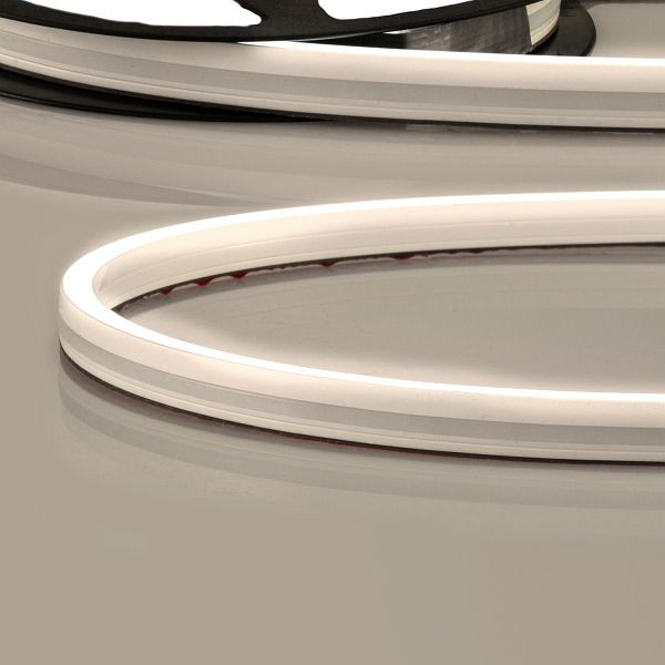 ISOLED LED NEON930 Flexband B08H12, 24V DC, 12W, IP67, 3000K, 5m Rolle, 140 LED/m, mit Montageclips, 116195