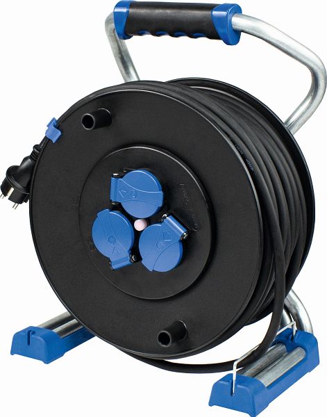 Schwabe Mammut Kabeltrommel 40m IP44 - CEE Stecker 400V/32A Mit FI-Schutz | Made In Germany