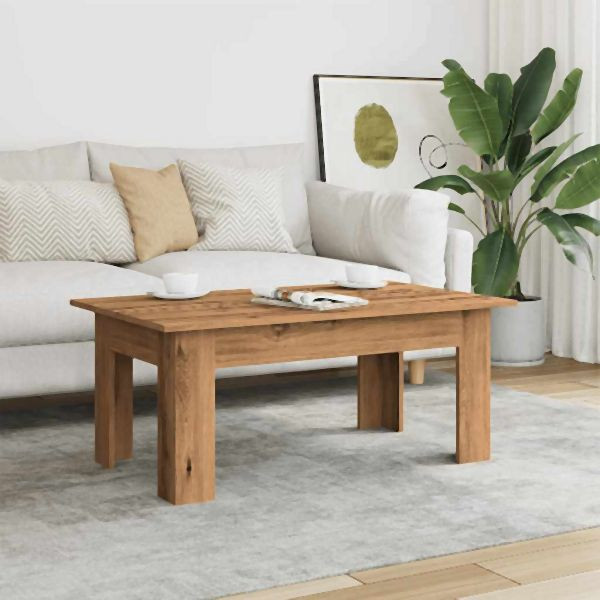 vidaXL Couchtisch Artisan-Eiche 100x60x42 cm Holzwerkstoff, 855959